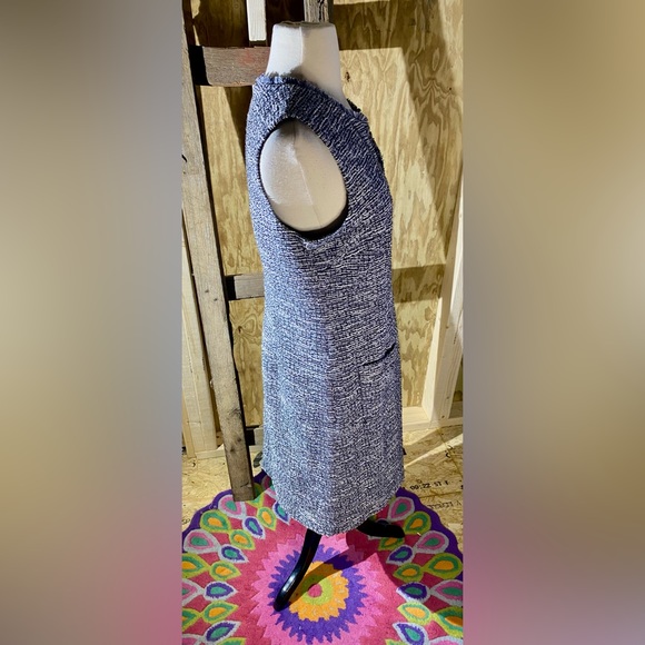 💥Karl Lagerfeld Paris Tweed-look Pocket Dress💥 NWT - Picture 2 of 12